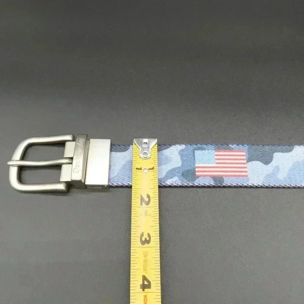 Camo American Flag SJR Woven Cotton Belt 46 inches in length